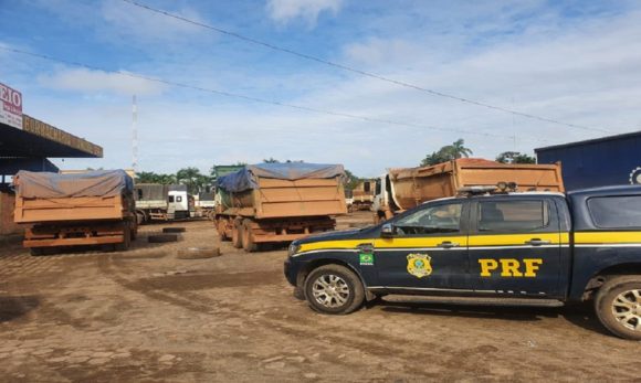 Marabá: PRF apreende 100 mil quilos de minério transportado ilegalmente
