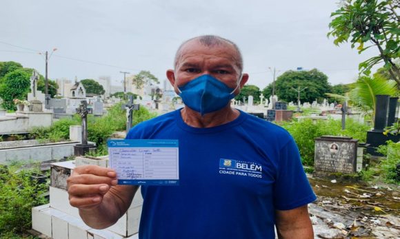 Belém: cemitérios já vacinam trabalhadores contra a covid-19