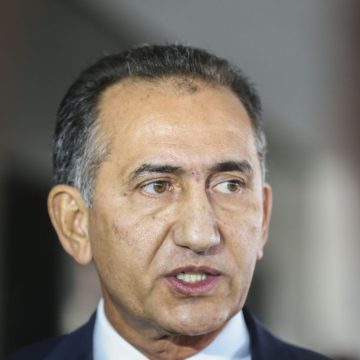 O governador do Amapá, Waldez Góes, fala à imprensa no Palácio do Planalto Amapá amanhece em lockdown para combater avanço da covid-19 no estado