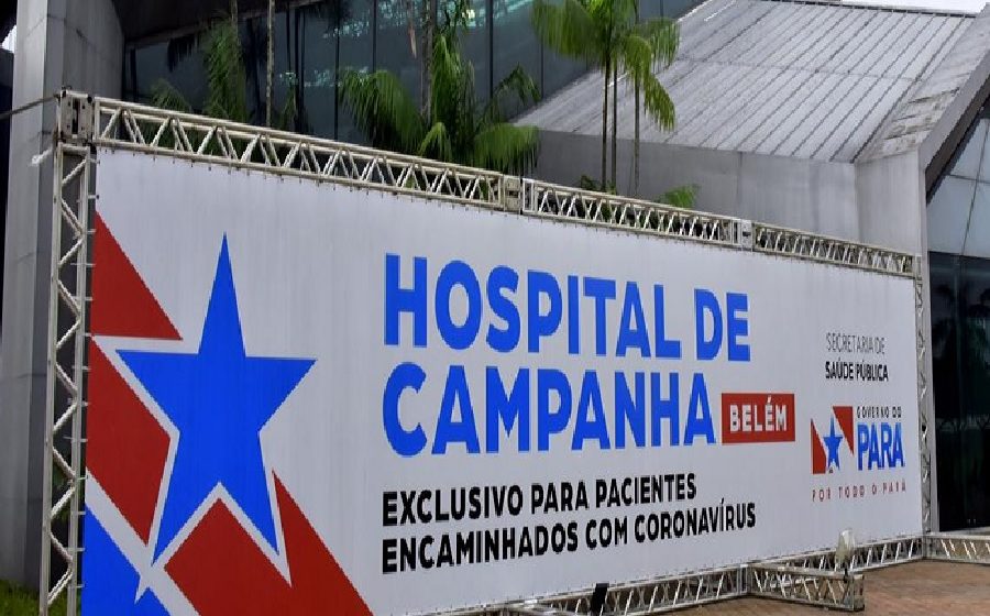 Aumentam mais de 80% as internações de Covid-19 no hospital de campanha de Belém