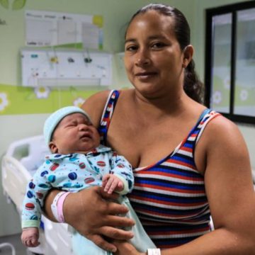 up_ag_25661_d56dc5ee-4fa4-76c1-7917-bac9f5bbbbca Com mais de 5 kg no nascimento, bebê chama atenção no Hospital Materno-Infantil de Barcarena