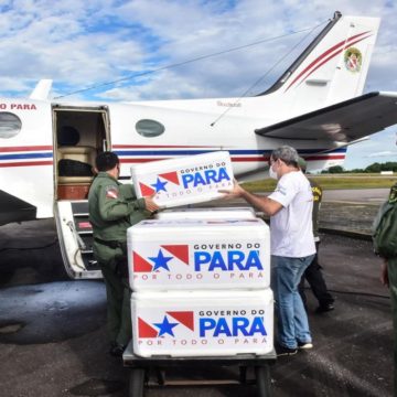 Mais de 90 mil doses de vacinas são transportadas neste final de semana pelo meio aéreo