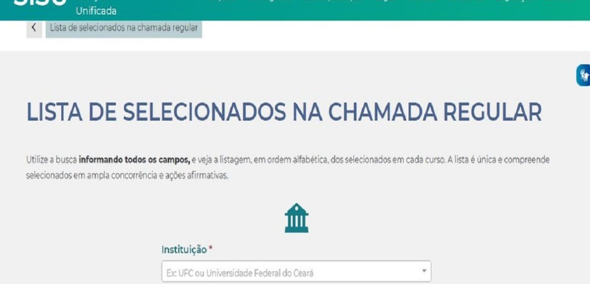 Sisu divulga resultado para vagas em universidades públicas e abre lista de espera