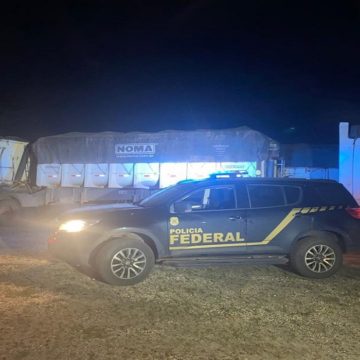 Caminhão com quase 40 toneladas de minério ilegal é parado em alta velocidade em Marabá