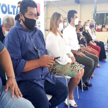Beto Faro participa da inauguração de escola em Abaetetuba