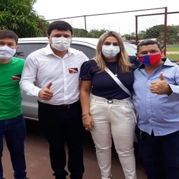 Cilene Couto participa da inauguração de escola em Abaetetuba