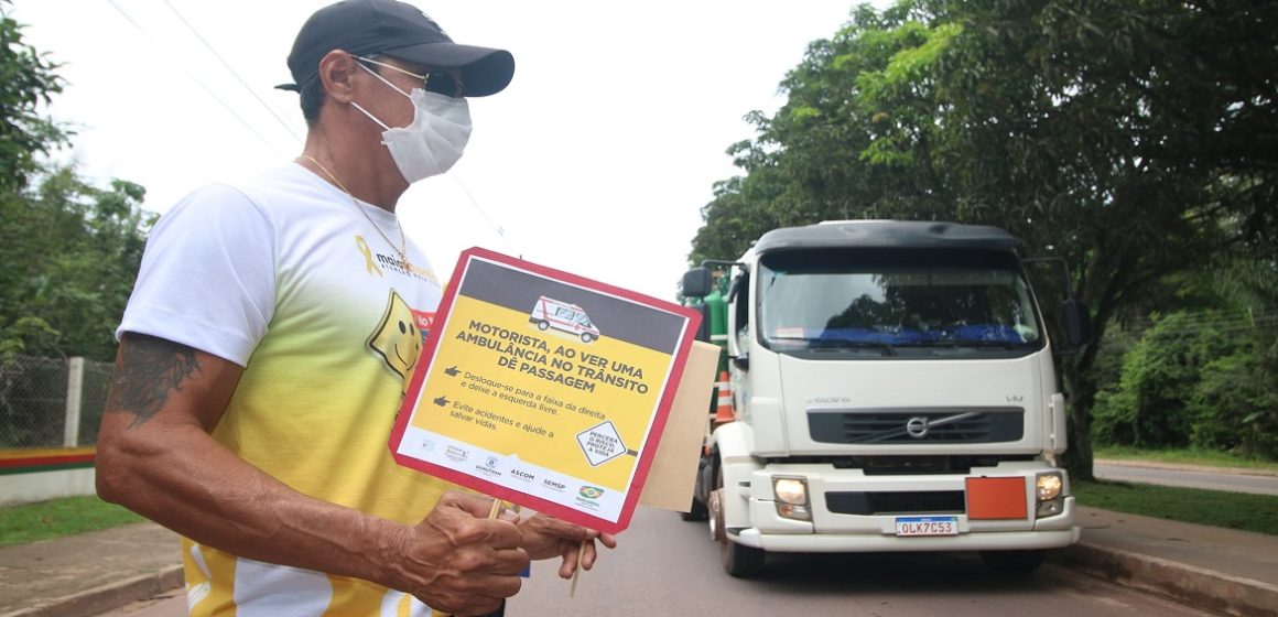 Prefeitura de Barcarena realiza blitz educativa da campanha Maio Amarelo