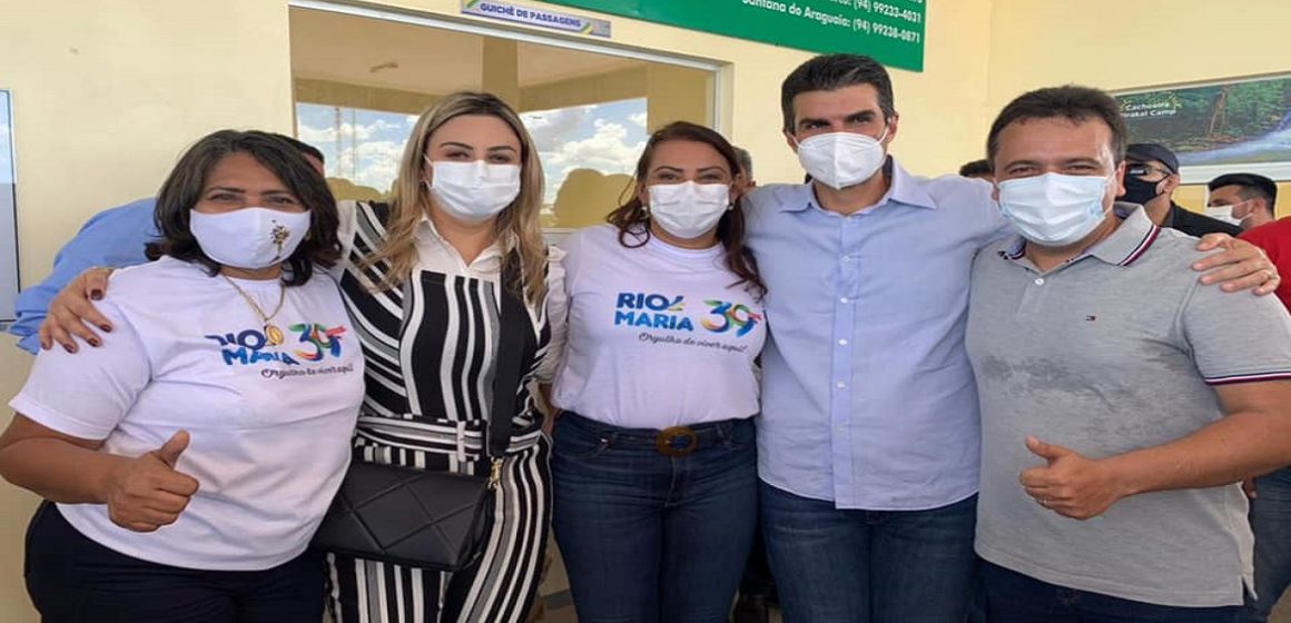 Cilene Couto participa da entrega de obras para Rio Maria