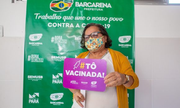 Prefeitura de Barcarena vacina pessoas de 59 anos com comorbidades contra o coronavírus