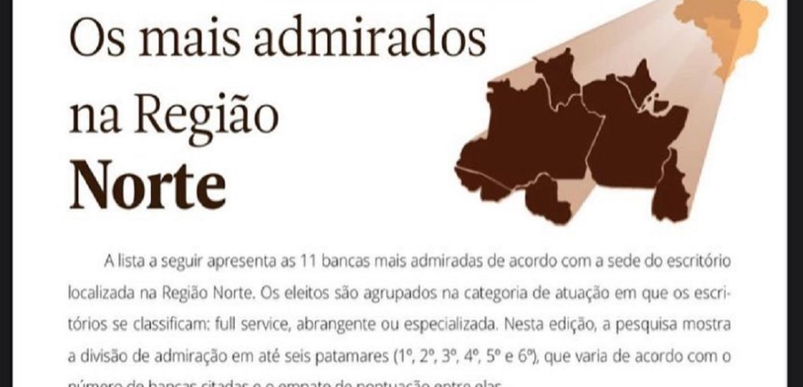 Escritórios de advocacia do Norte entram para os destaques do ano