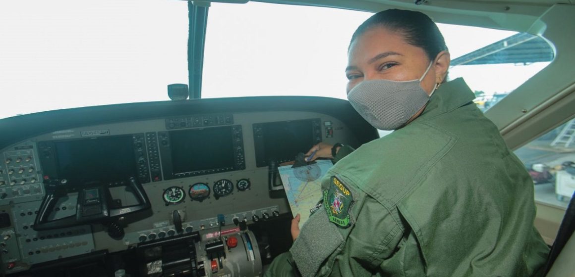Tenente Suzane é a primeira mulher a integrar o Grupamento Aéreo de Segurança Pública do Pará