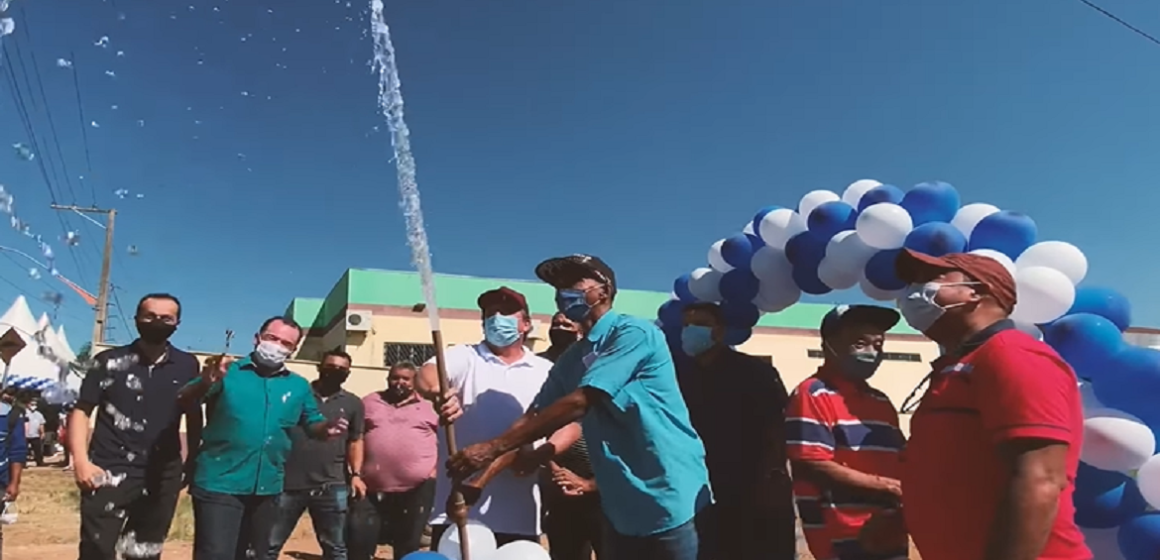 darci Darci Lermem inaugura rede de distribuição de água em Parauapebas