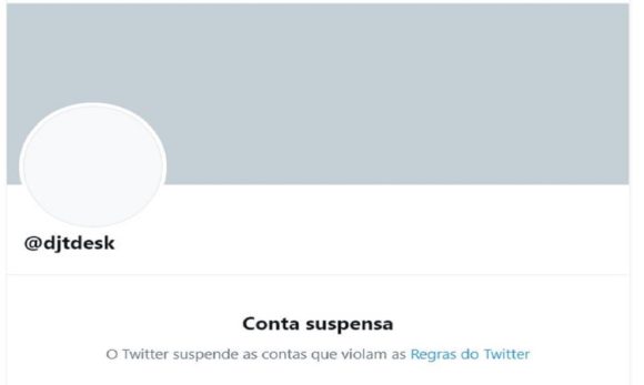 Twitter suspende nova conta supostamente ligada a Donald Trump