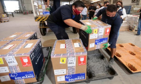 Pará tem quase 400 mil doses de vacinas para distribuição