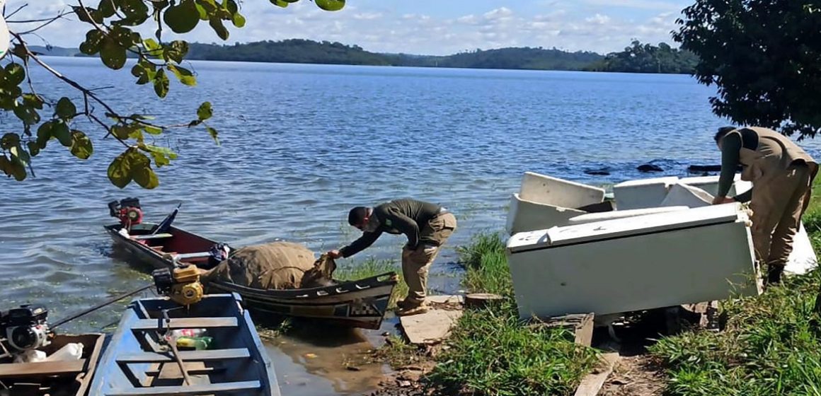 Fiscalização apreende e doa pescado na APA Mosaico Lago de Tucuruí