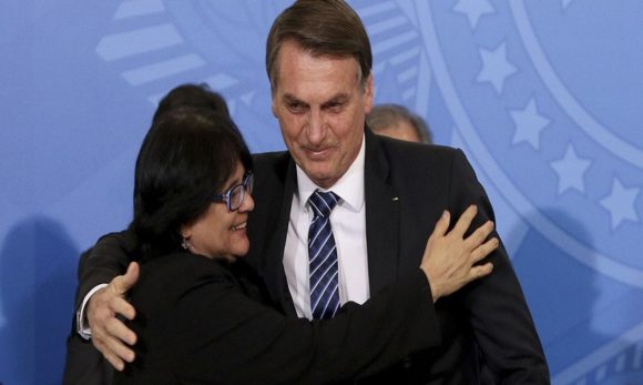 Marajó recebe na quinta a ministra Damares. Bolsonaro também é esperado