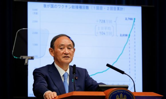 Premiê pede que japoneses vejam Olimpíada pela TV