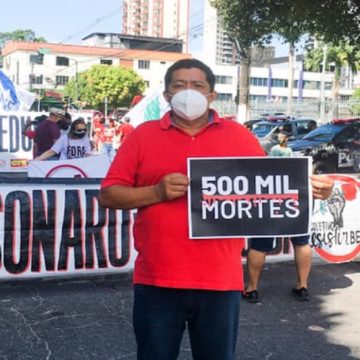 Beto Faro participa de manifestações contra o governo federal
