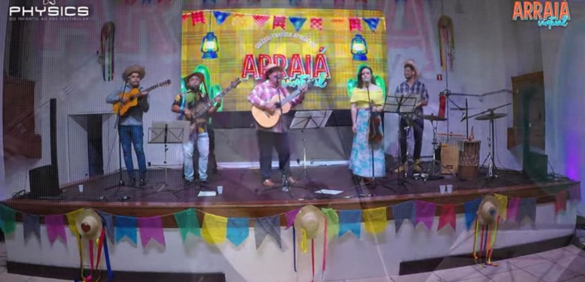 Colégio Physics apresenta festa junina em formato de live