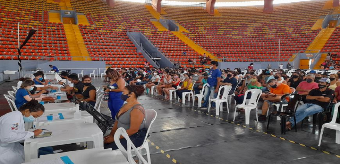 Prefeitura de Belém vacina mais de 26 mil pessoas no fim de semana