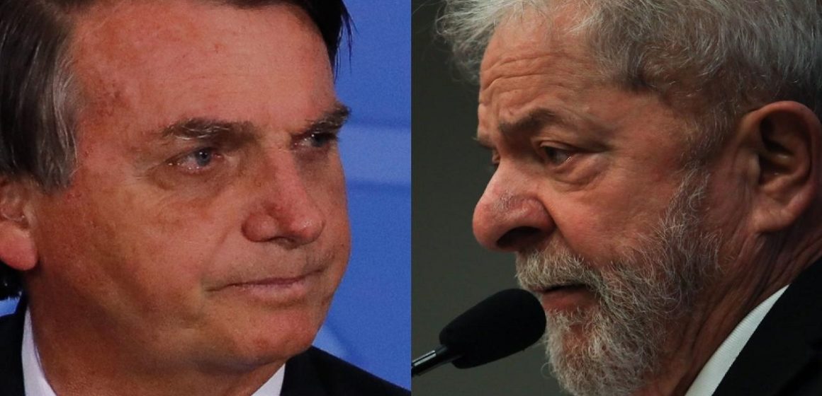 Em pesquisa da XP, Lula e Bolsonaro estão tecnicamente empatados