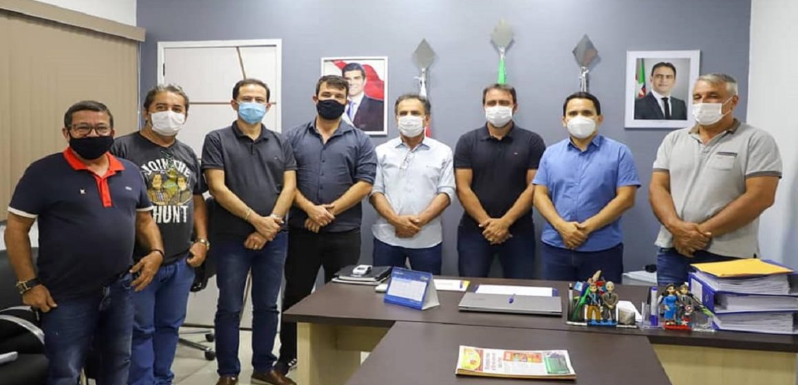 Cássio Andrade reúne com prefeito de Breu Branco
