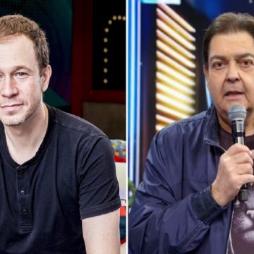 montagemtef100621 Tiago Leifert substitui Faustão nas tardes de domingo da Globo até estreia de projeto com Luciano Huck
