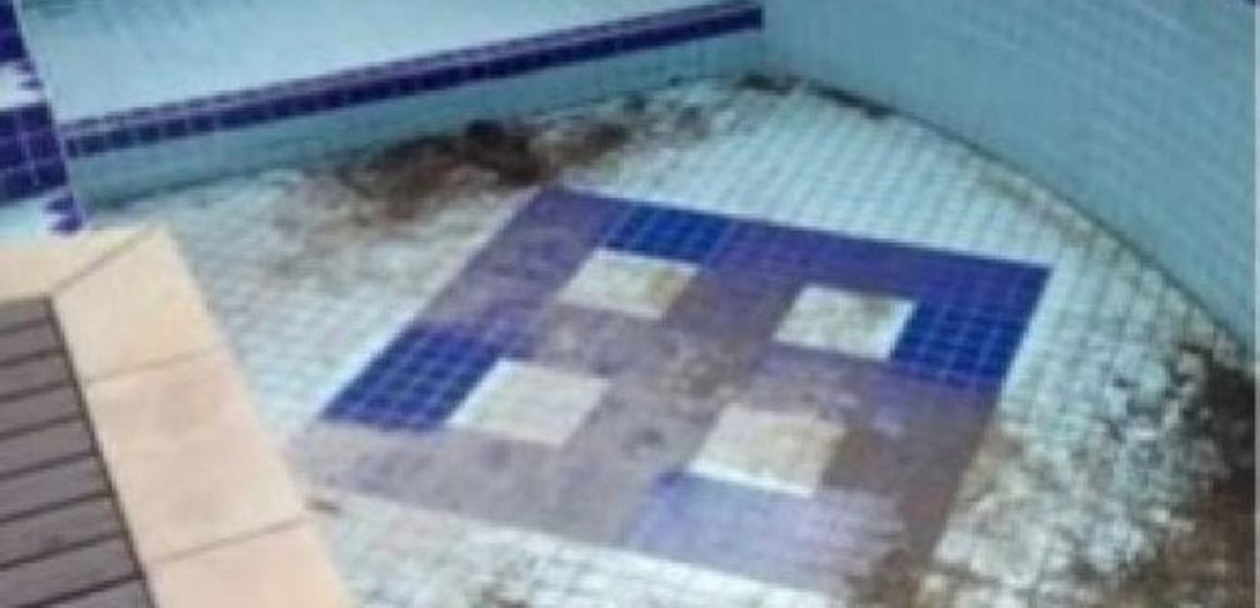Promotoria pede arquivamento de ação após professor alterar suástica no fundo de piscina em SC