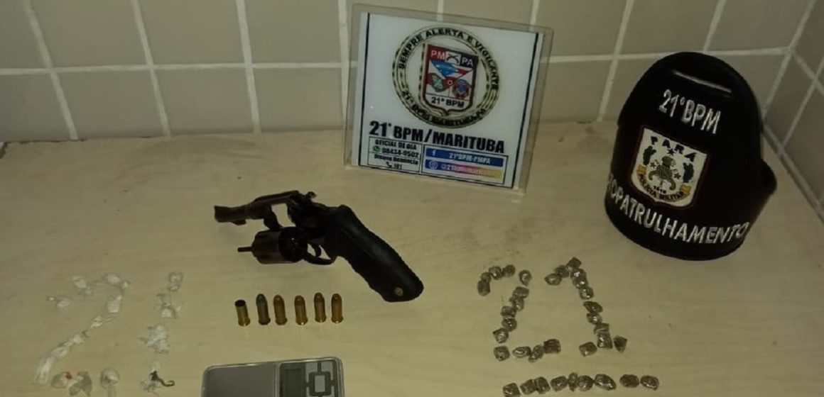 pm-pm Homem é preso e outro morre em ação da PM que apreendeu drogas e objetos roubados em Marituba