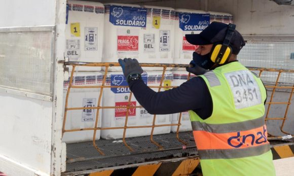 Pará recebe mais uma remessa de vacinas contra Covid-19