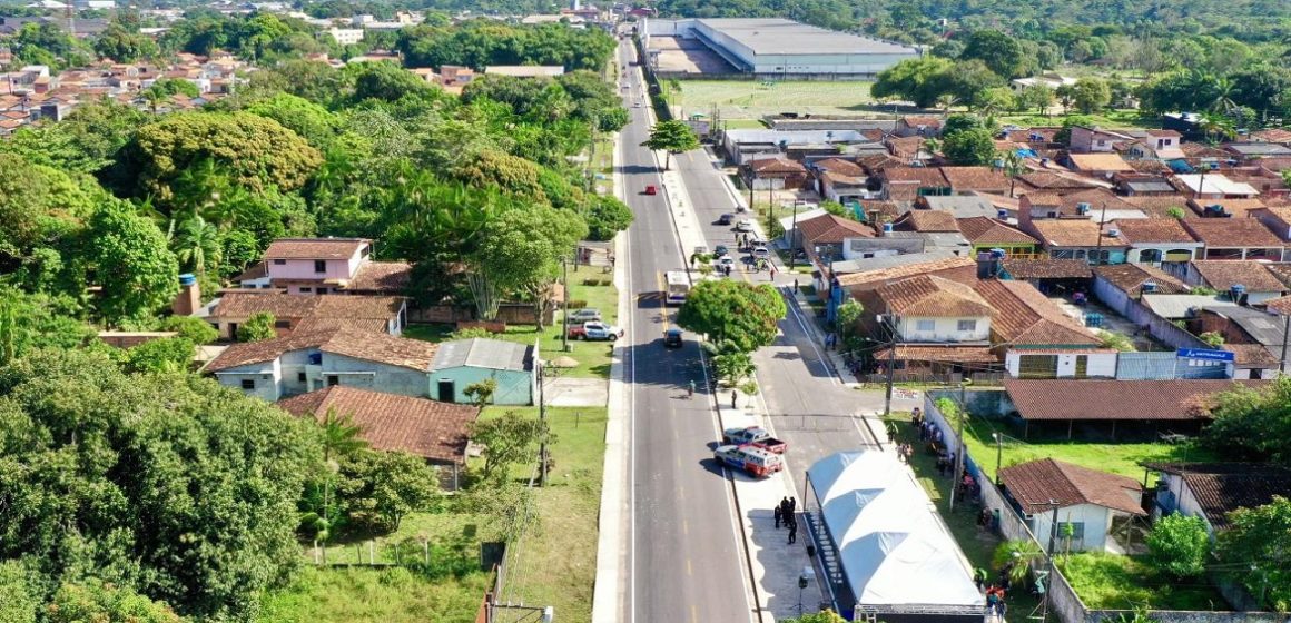 default Governo do Estado entrega nova pavimentação da Estrada da Pirelli, em Marituba
