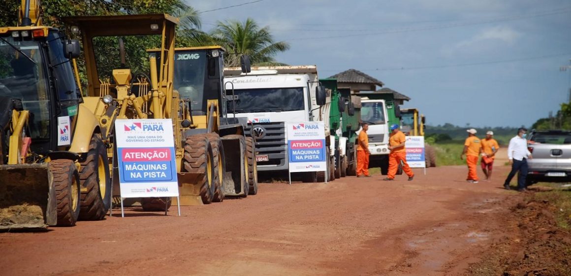 Conexão no nordeste com obras na PA-322 é ampliada pelo ‘Asfalto por Todo Pará’