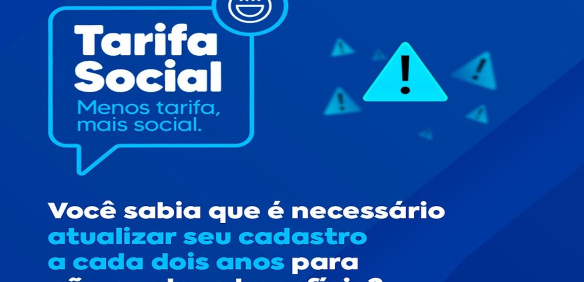 Equatorial: cadastro do Tarifa Social deve ser atualizado a cada dois anos
