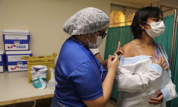 Pará recebe mais 80 mil doses de vacinas contra covid-19, na tarde desta quarta (28)