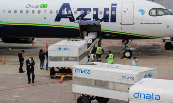 Pará recebe mais 162.500 mil doses de vacinas contra a Covid-19