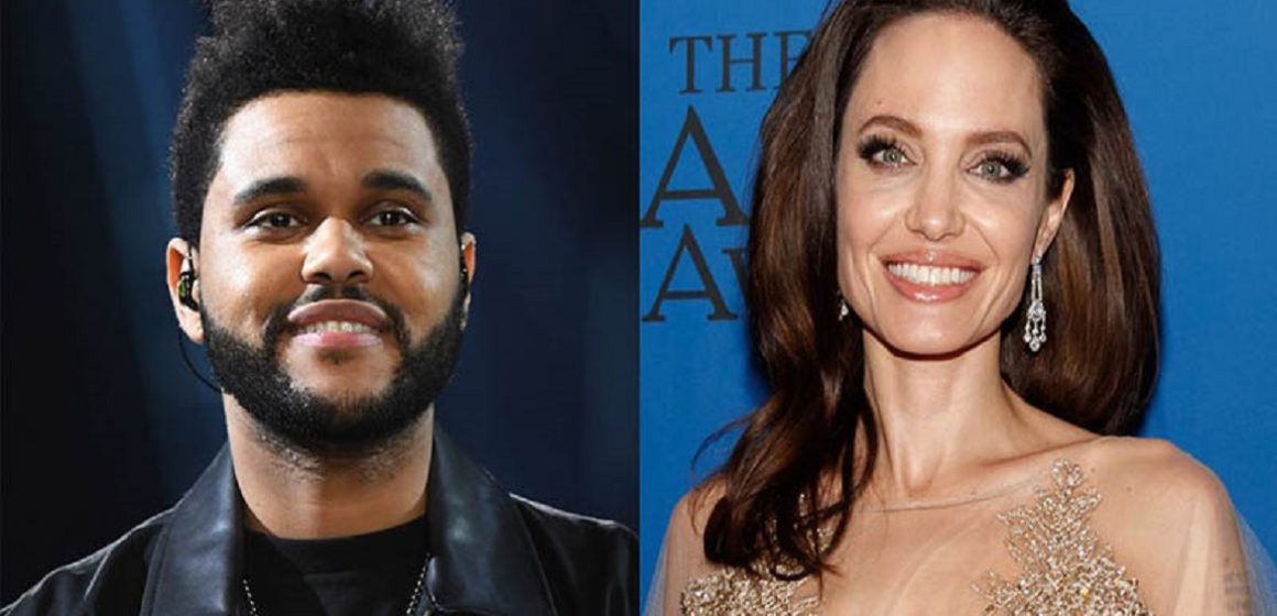 Angelina Jolie e The Weeknd são flagrados juntos em jantar