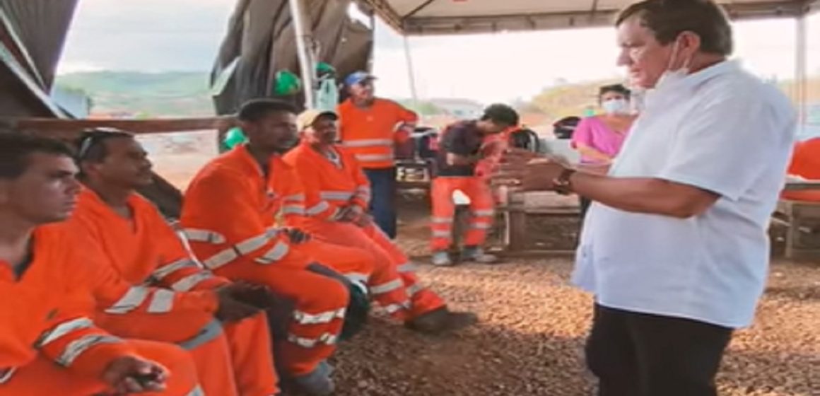 Darci Lermen visita obras em Parauapebas