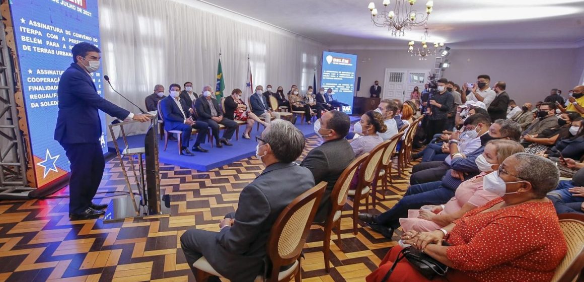 Convênio entre Estado e município vai garantir a regularização fundiária em 72 bairros de Belém