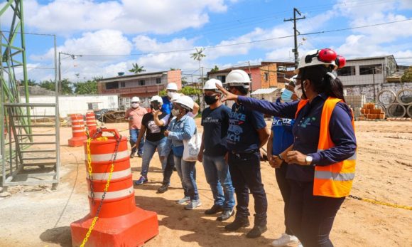 Moradores da Cabanagem e Terra Firme visitam obras da Usina da Paz, em Belém