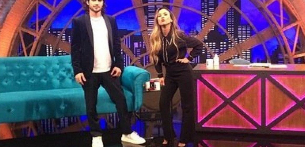 Clima pesa em entrevista de Fiuk para Tatá Werneck no ‘Lady Night’