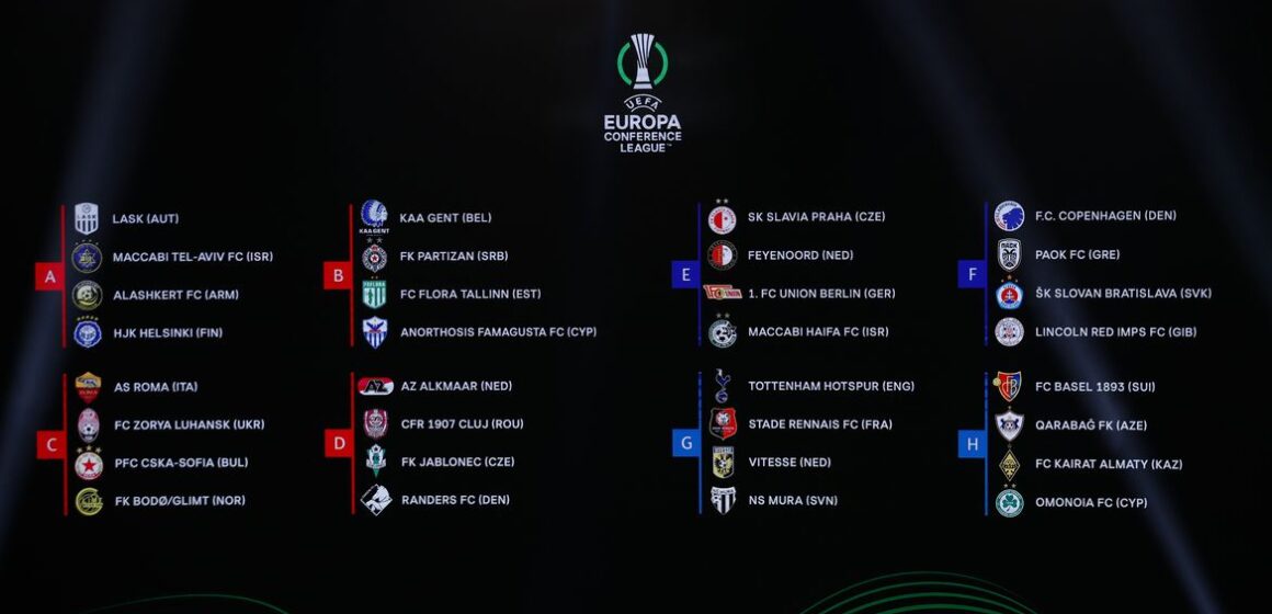 Uefa sorteia os grupos da próxima Liga Europa