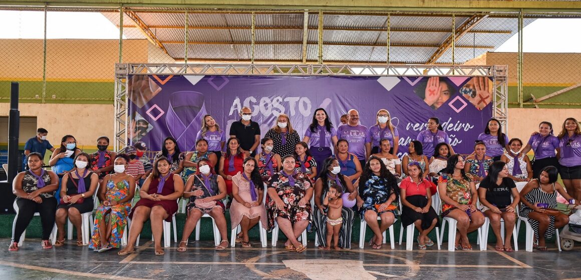 Encerra a semana de ações do Agosto Lilás em Curionópolis
