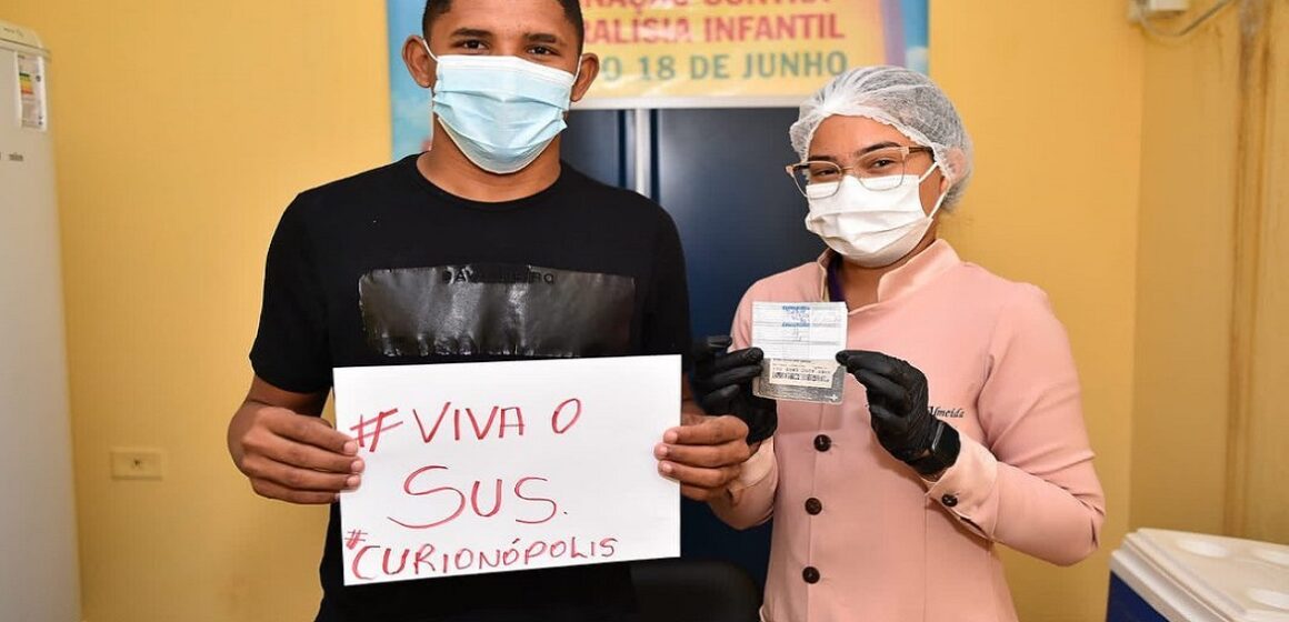 Prefeitura de Curionópolis libera vacina contra covid toda a população maior de 18 anos