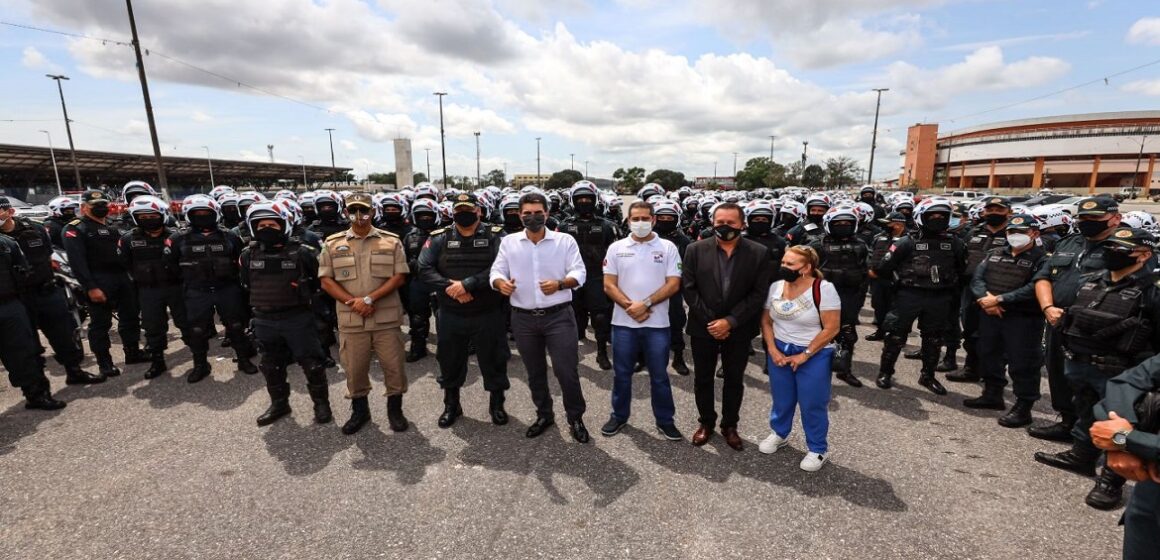 Polícia Militar ganha reforço de 700 motos, 6.180 coletes e 227 rádios comunicadores