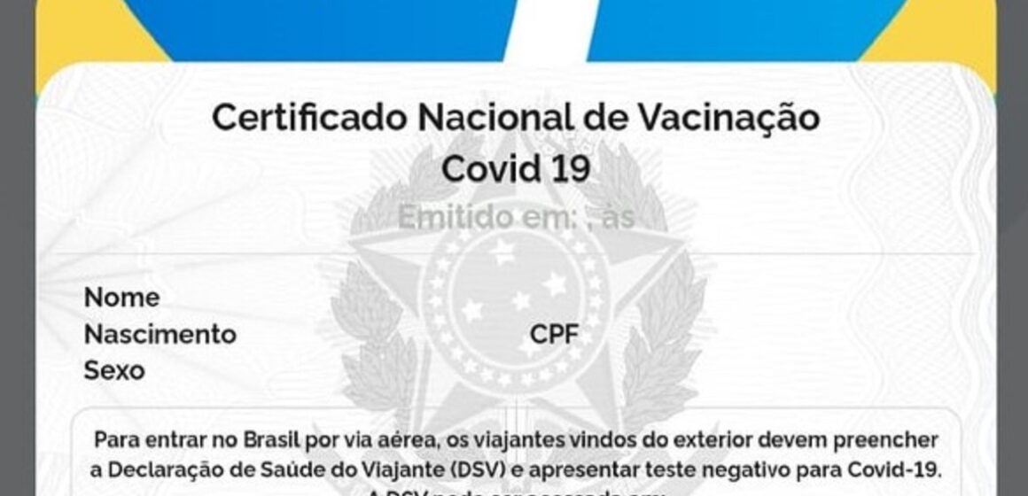 Ministério admite instabilidade em emissão de certificado de vacinação contra Covid pelo Conecte SUS