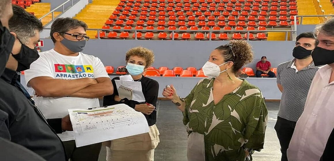 Ursula Vidal realiza visita técnica ao Mangueirinho