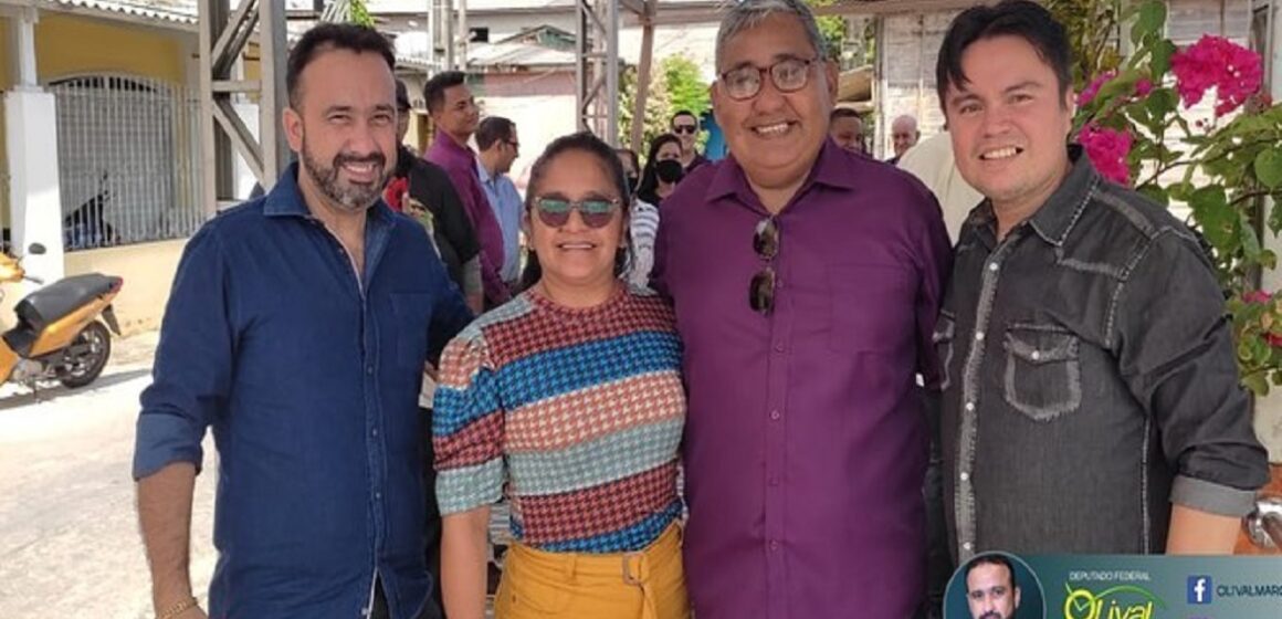 Deputado Olival Marques visita a cidade de Anajás