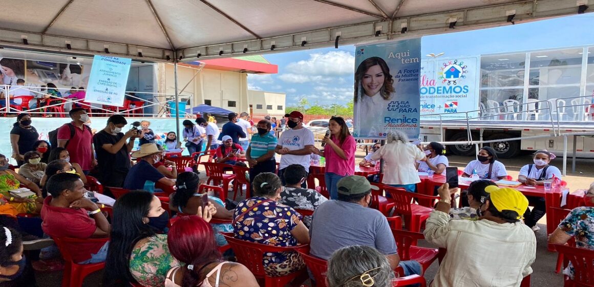 Renilce Nicodemos inaugura Casa Rosa em Portel