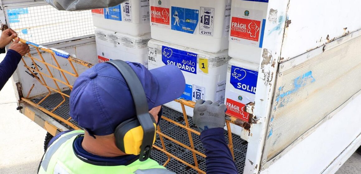 Pará recebeu mais 229.400 mil doses de vacina contra a Covid-19