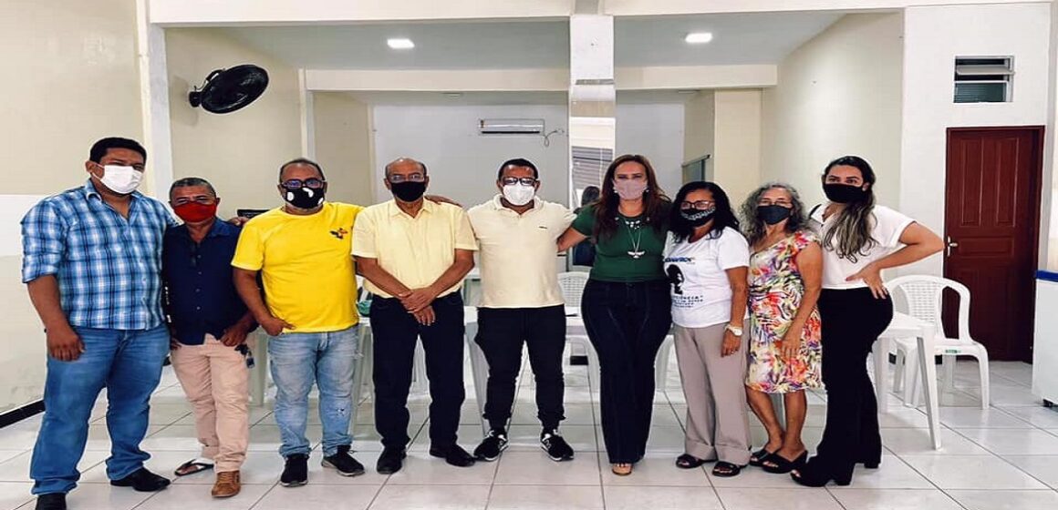 Nilson Pinto e Lena Pinto visitam Capanema para reunião do PSDB